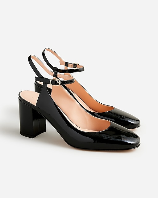 womens Maisie ankle-strap heels in patent leather