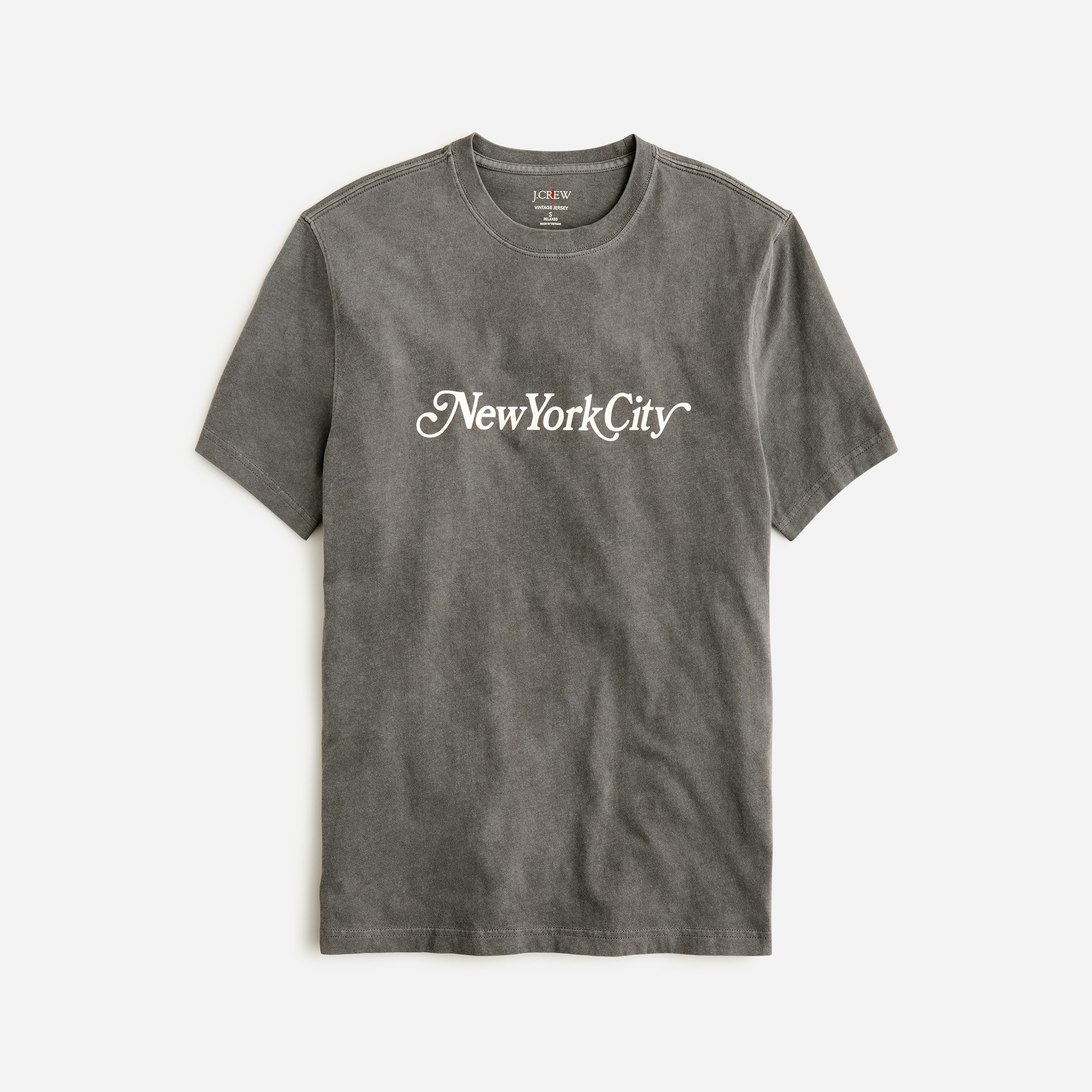mens Vintage-wash cotton New York City graphic T-shirt