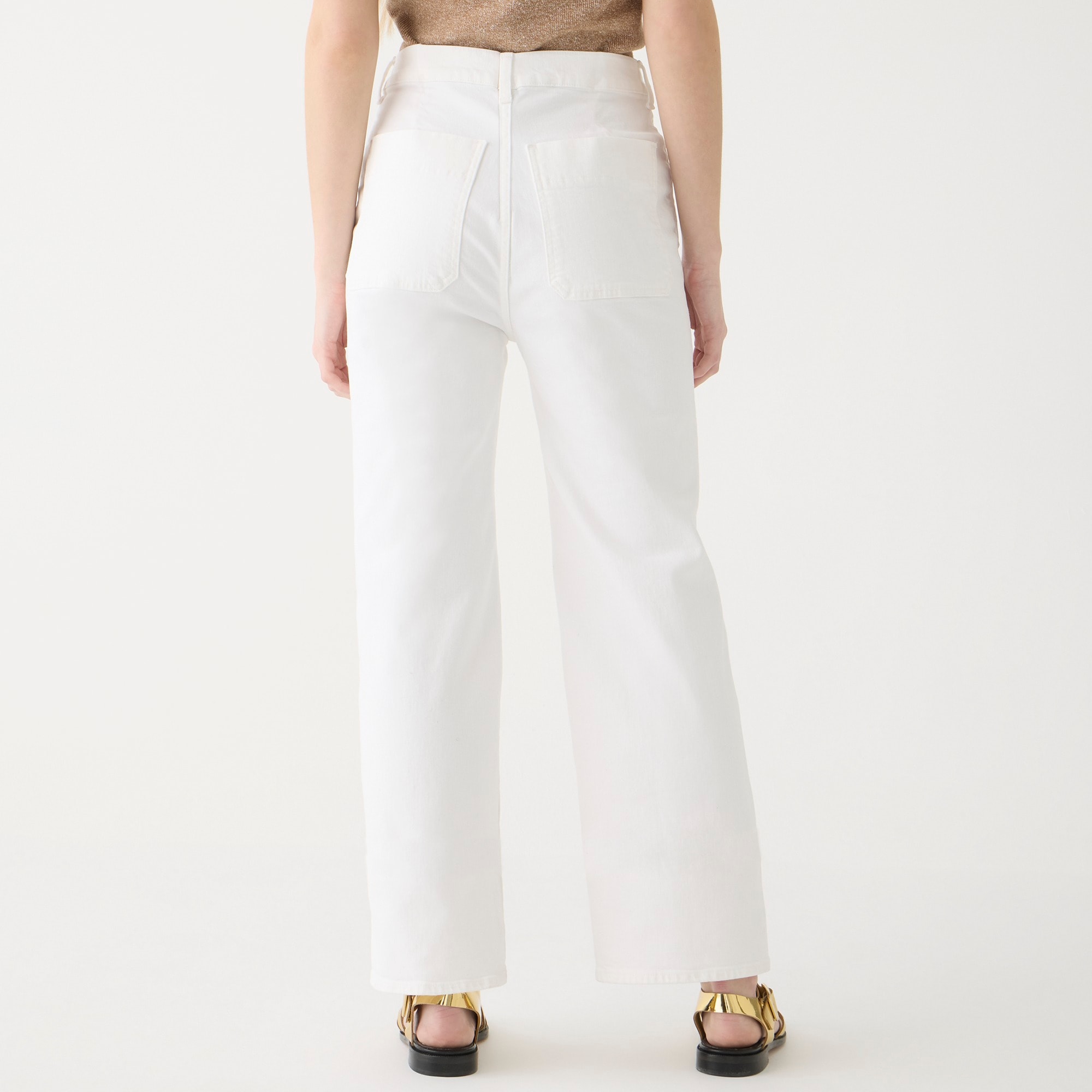 Sailor Slim Wide-leg Jean In White For Women | J.Crew