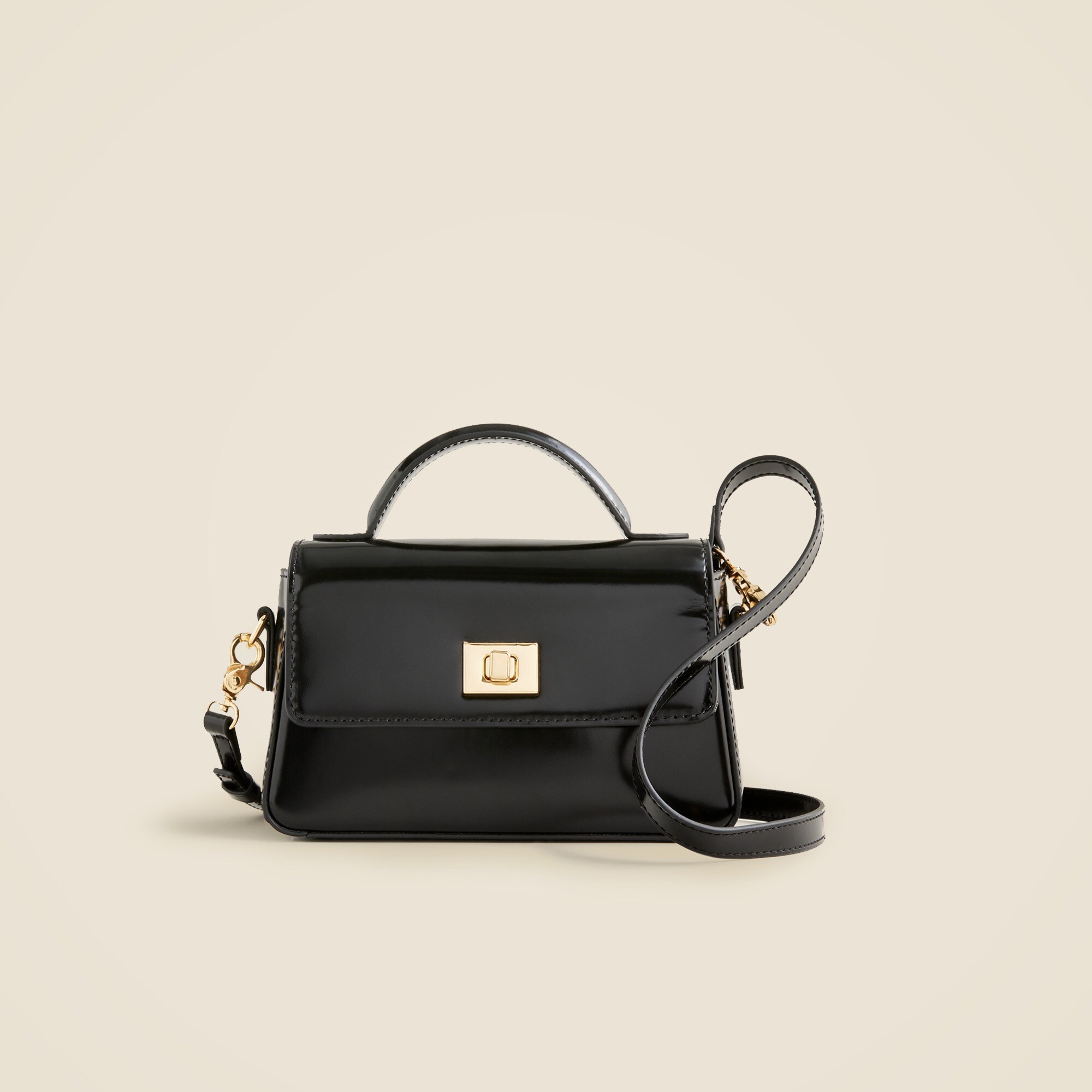 Small Edie Top-handle Bag In Italian Leather For Women | J.Crew