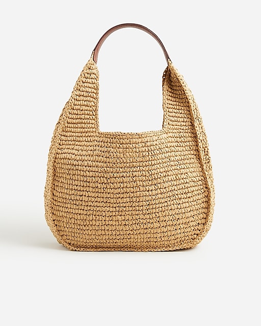 womens Small straw shoulder bag