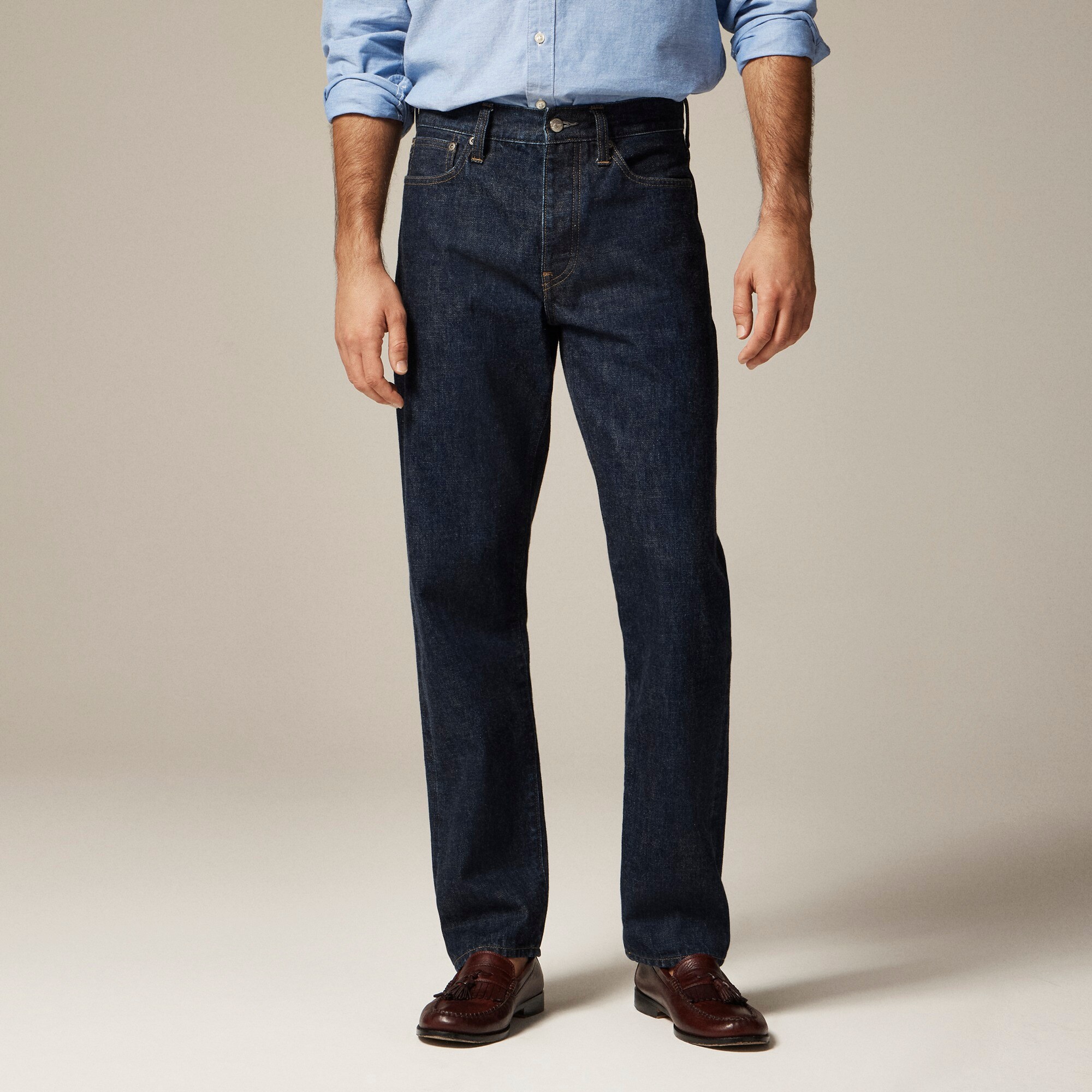 j.crew: classic jean in japanese selvedge denim for men