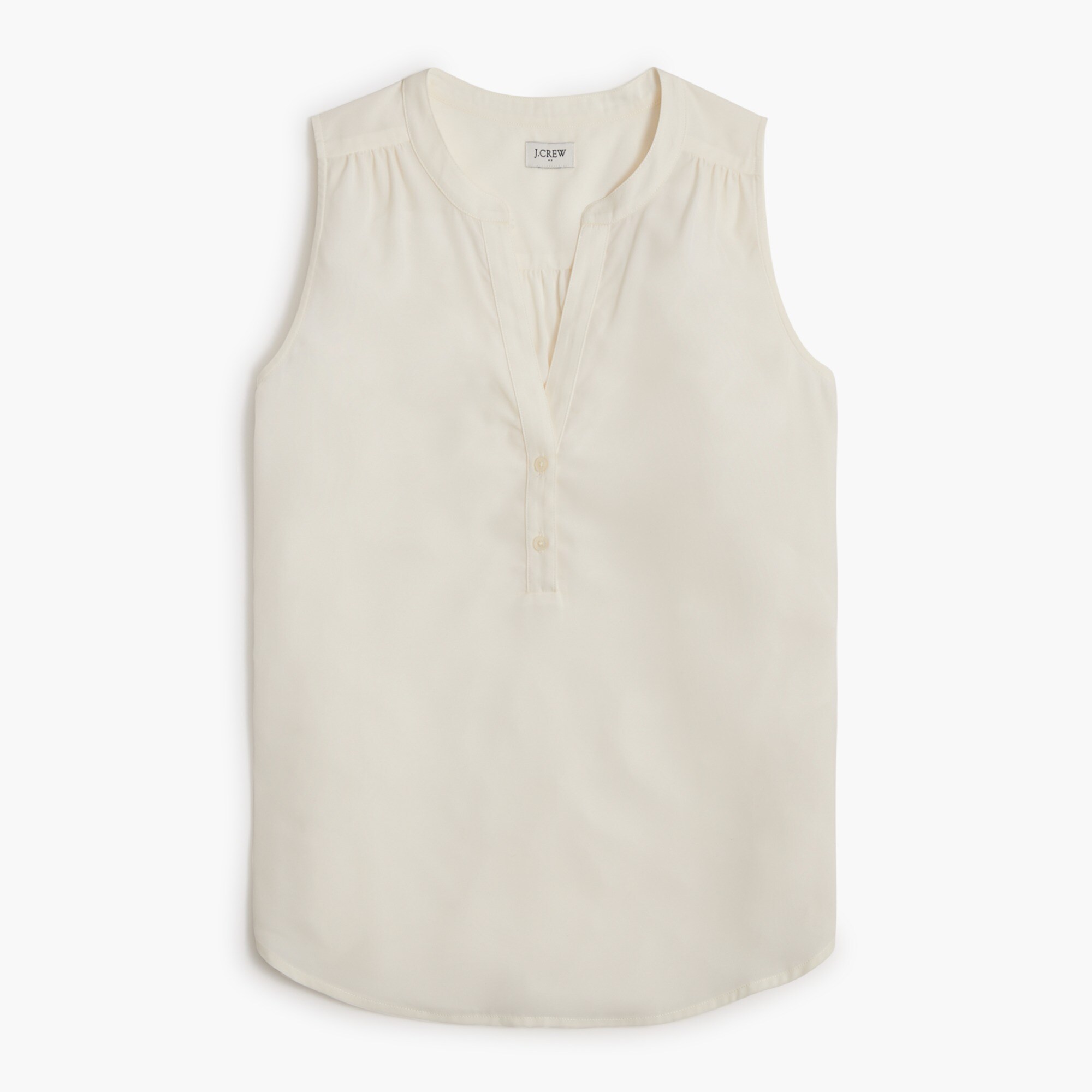 sleeveless v-neck popover top for women