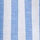 Petite striped linen-blend button-up shirt SEACOAST BLUE WHITE