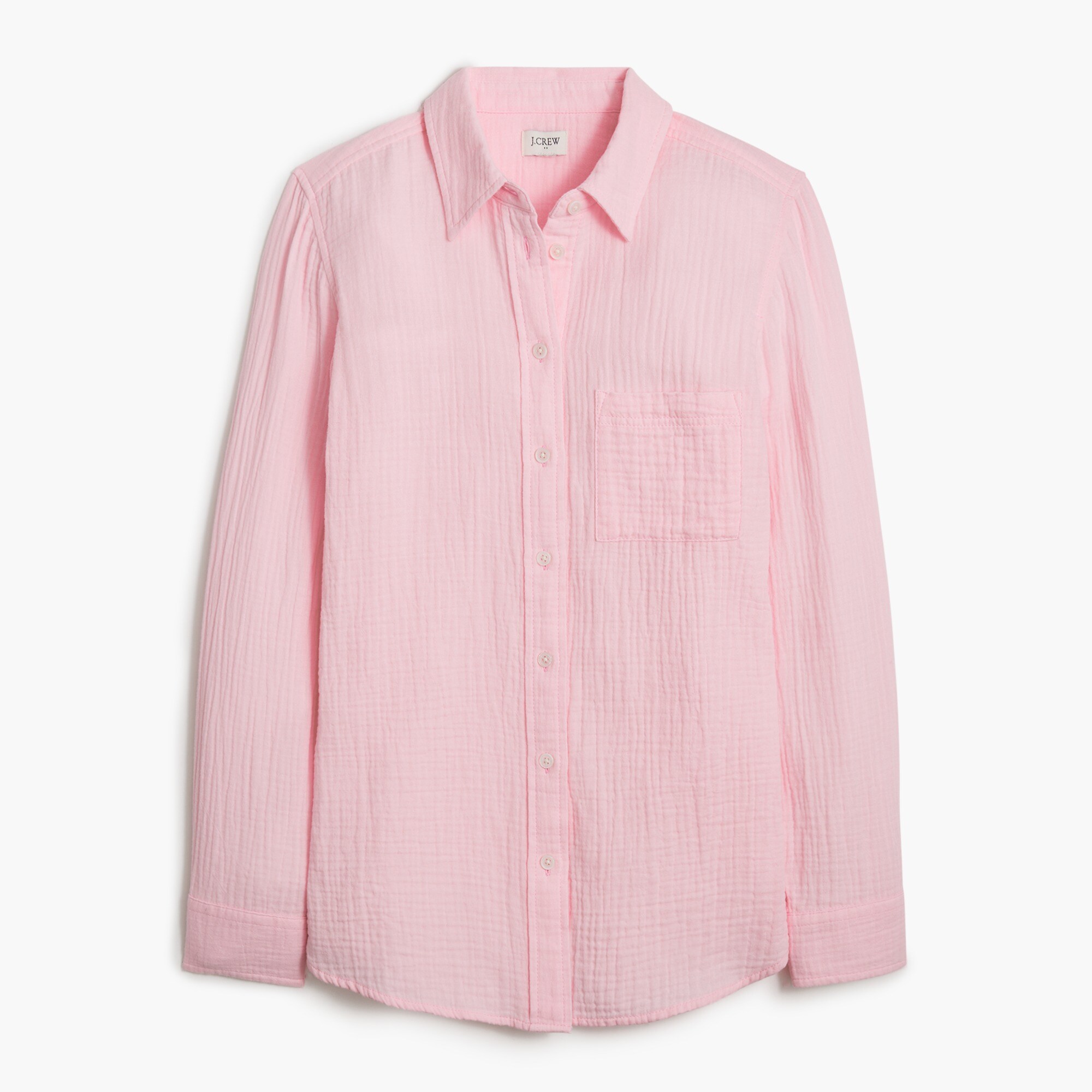 Gauze button-up shirt