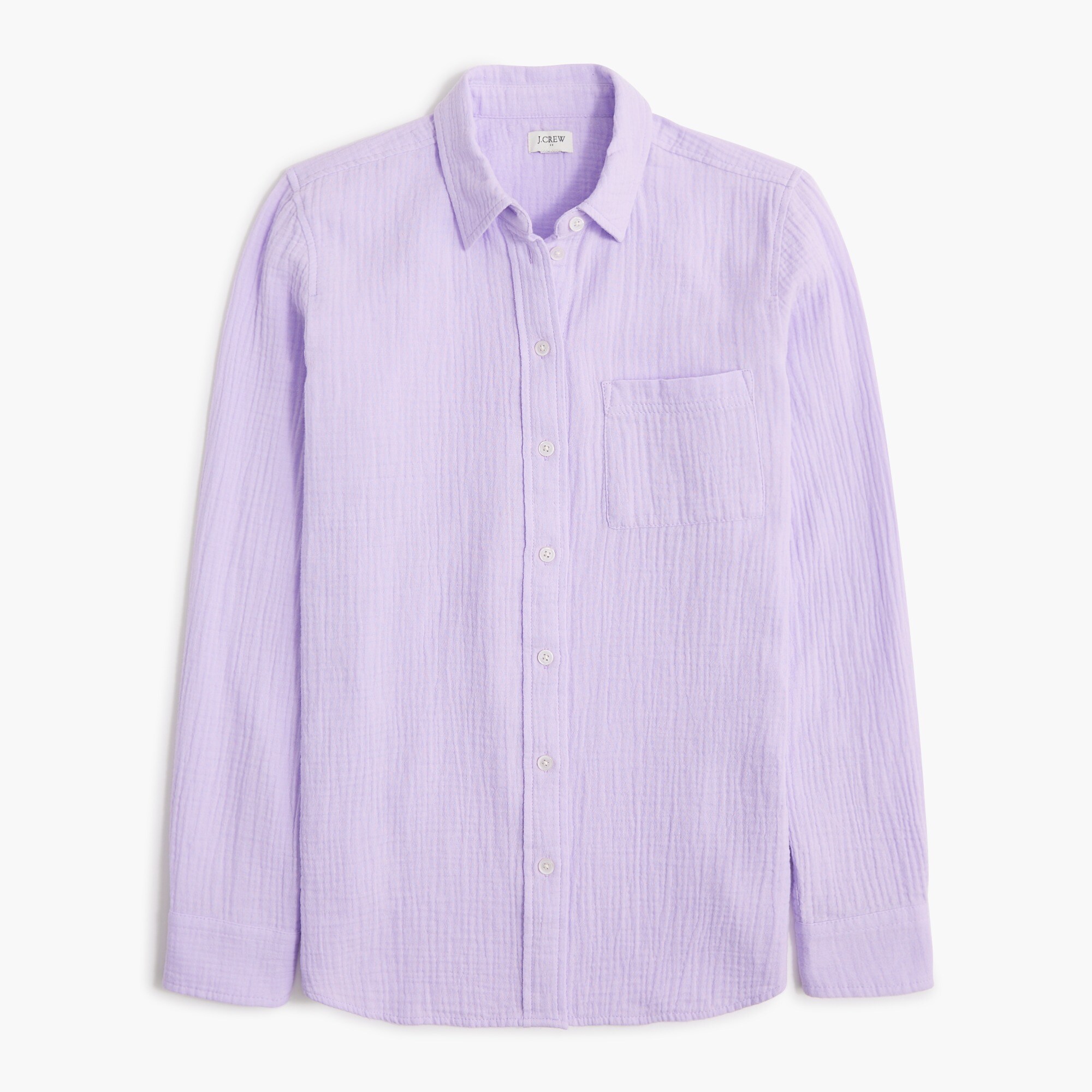 Gauze button-up shirt