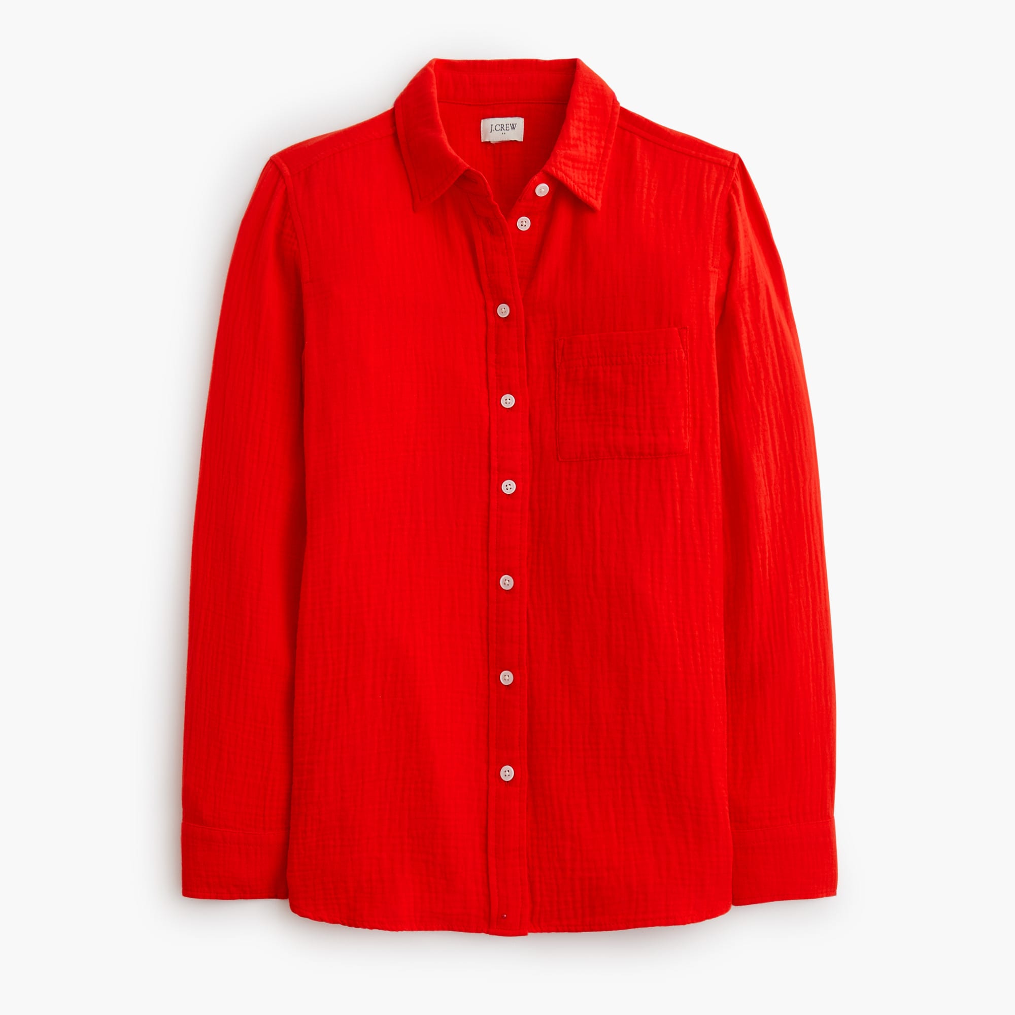  Gauze button-up shirt