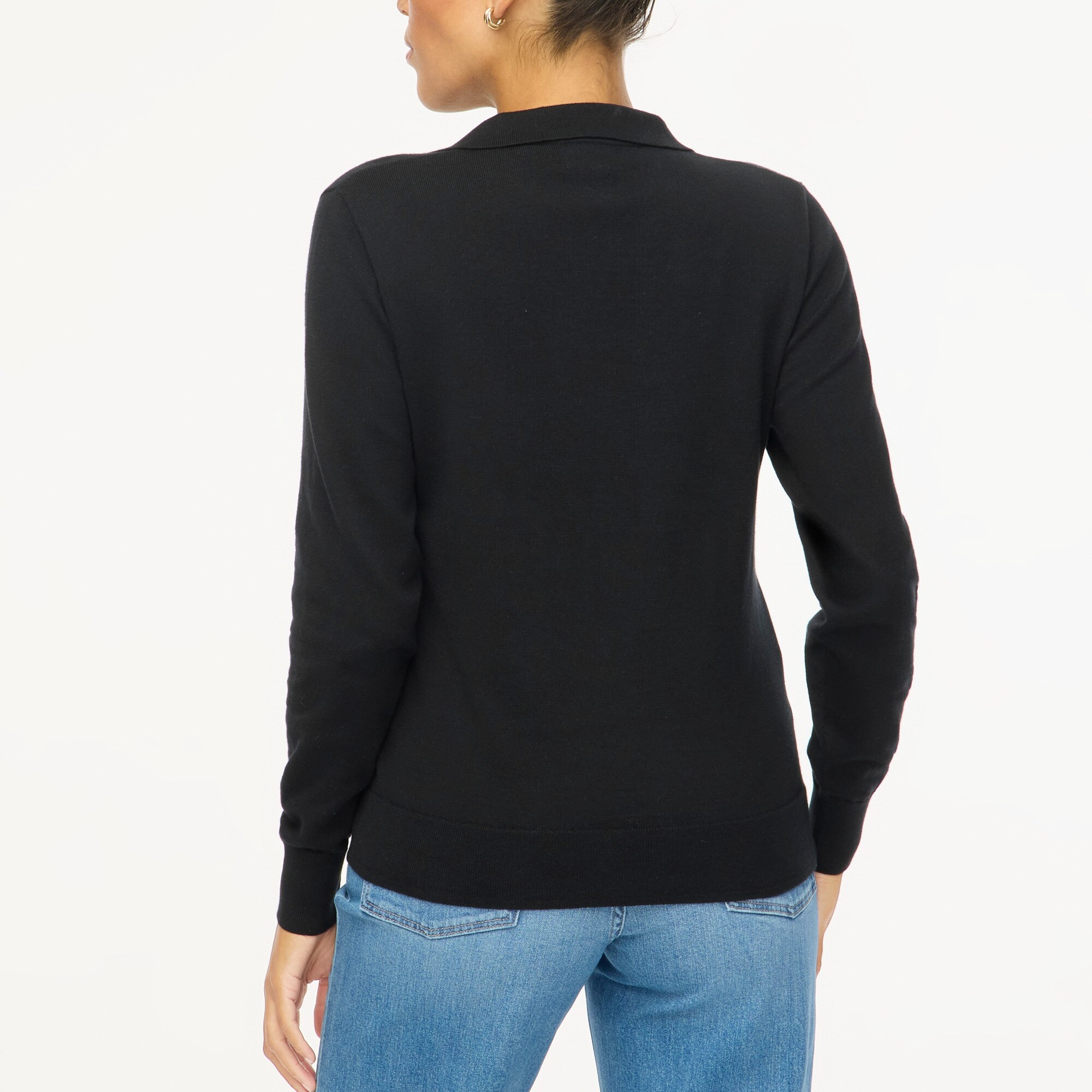 Cotton sweater-polo