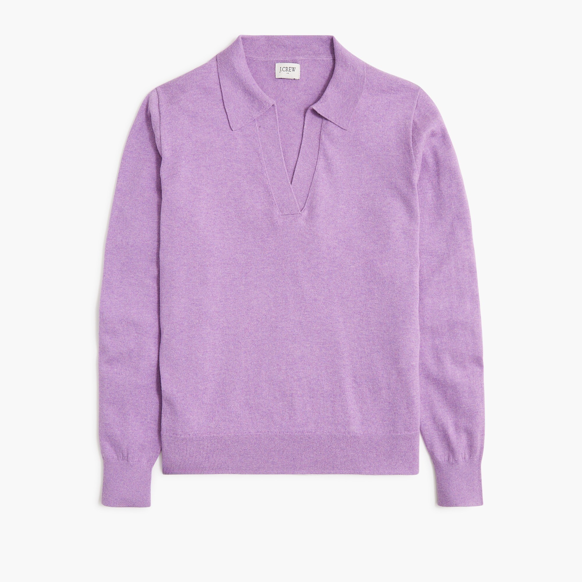 Cotton sweater-polo