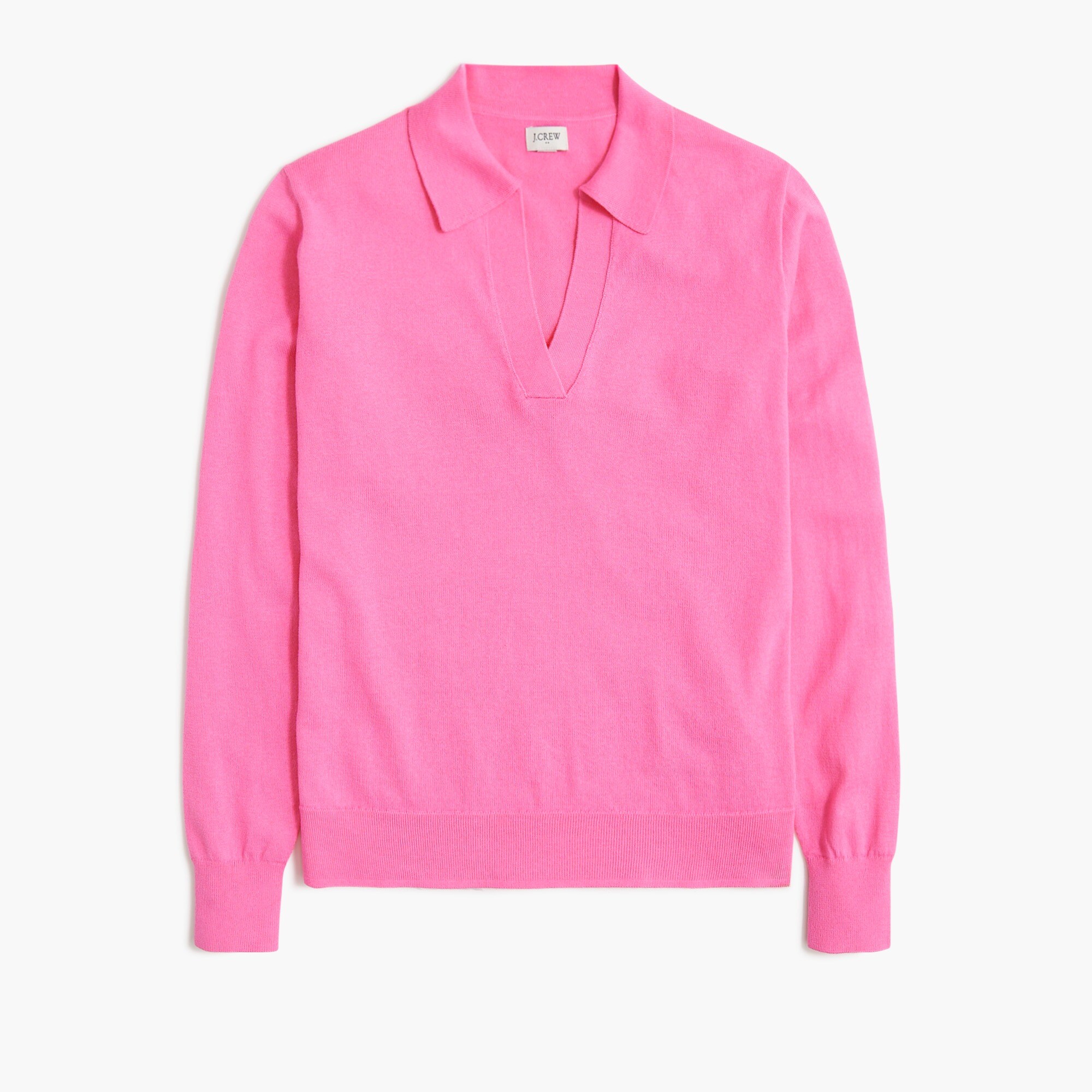 Cotton sweater-polo