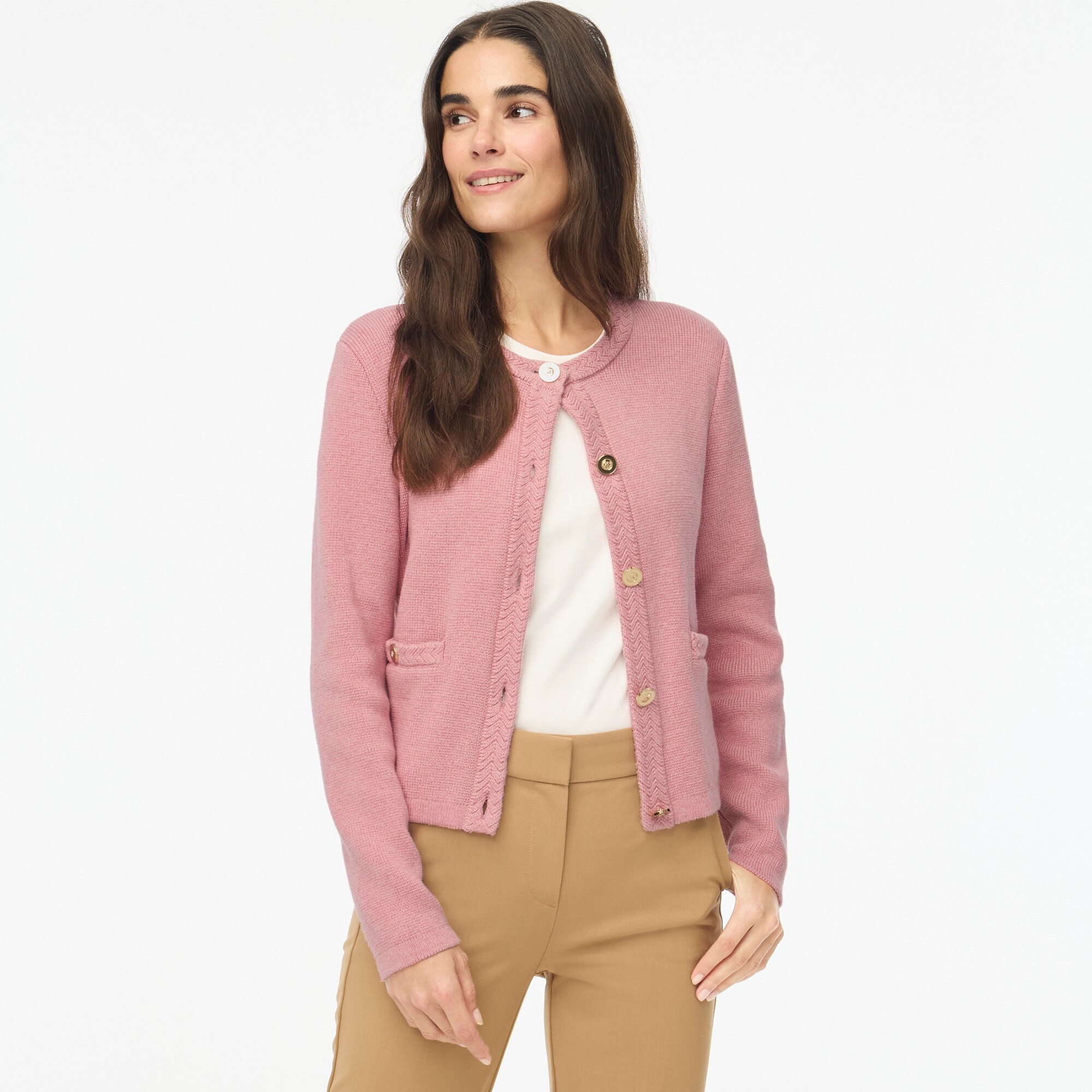 Cotton sweater jacket shop