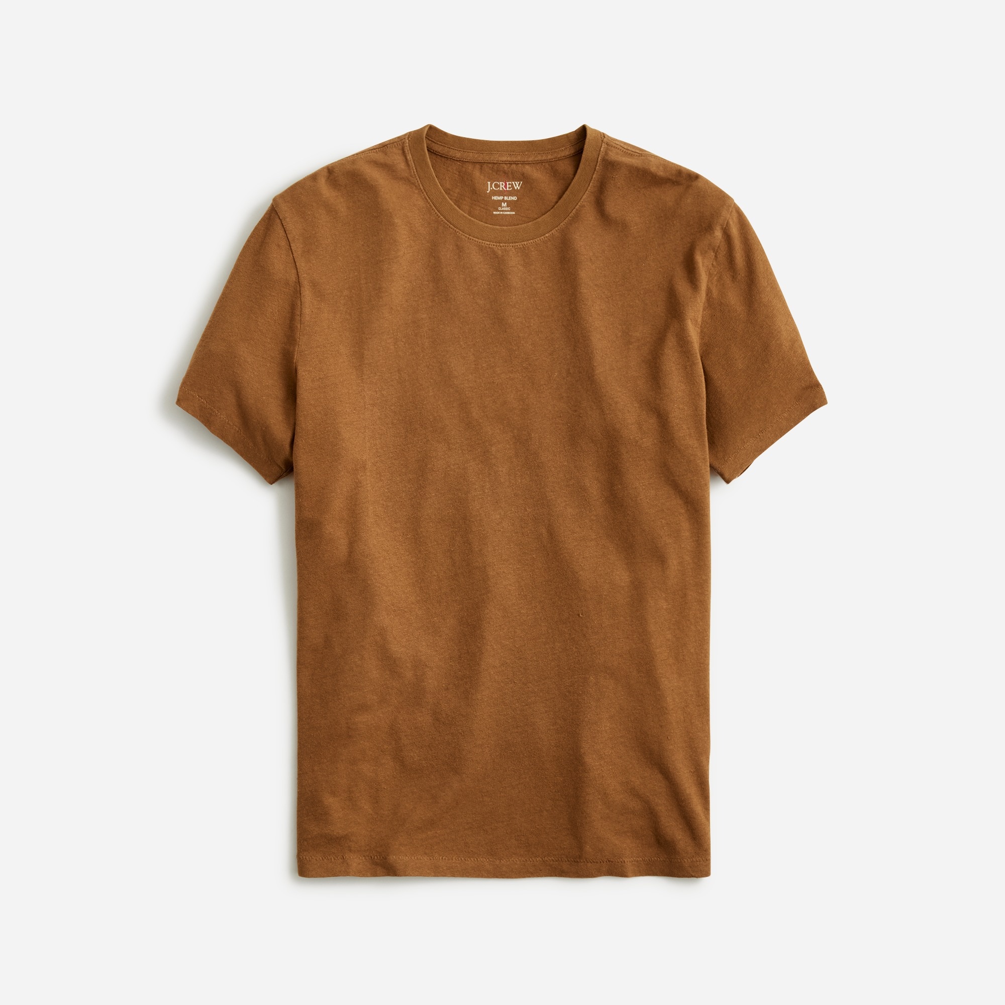 mens Tall hemp-organic cotton blend T-shirt