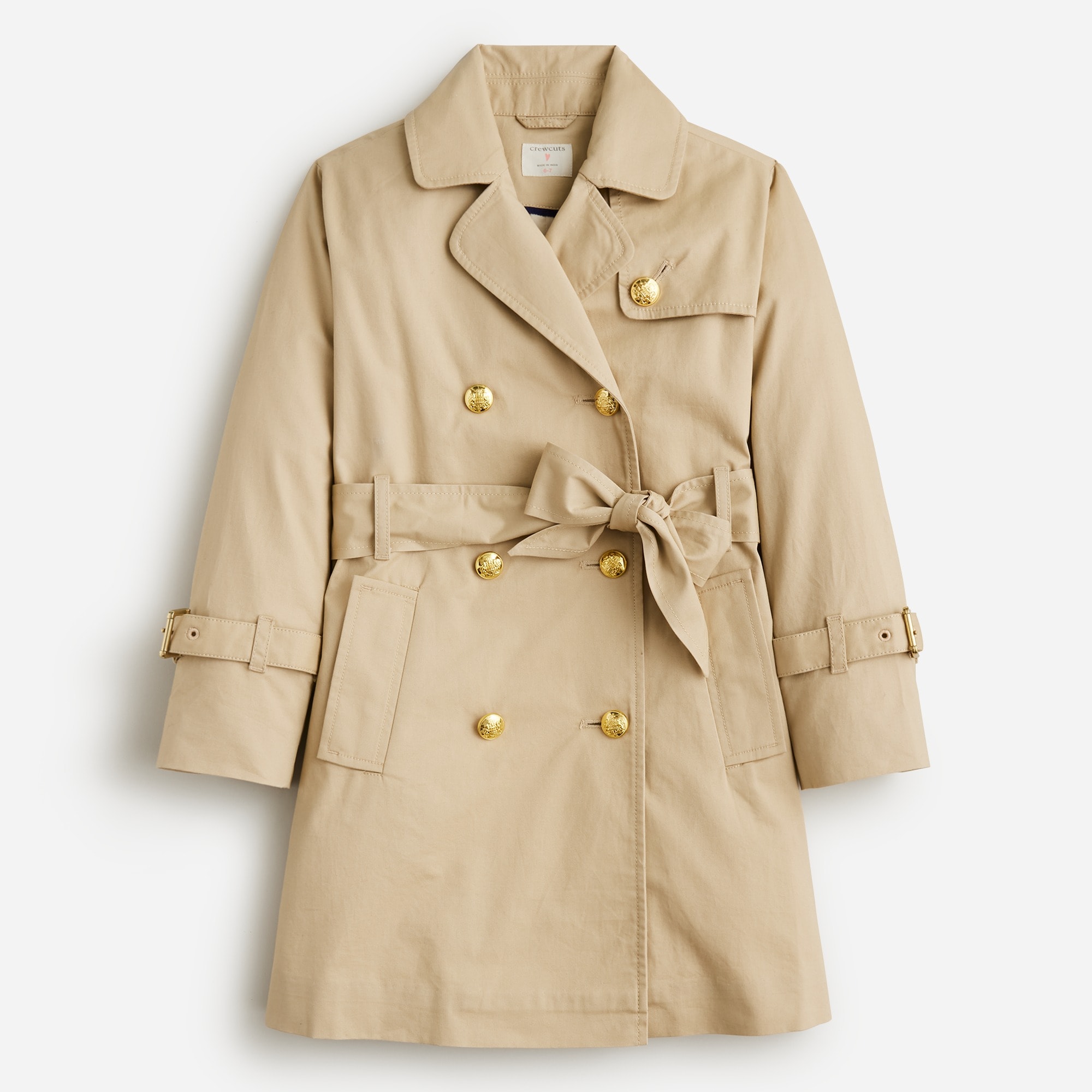  Limited-edition kids' relaxed trench coat