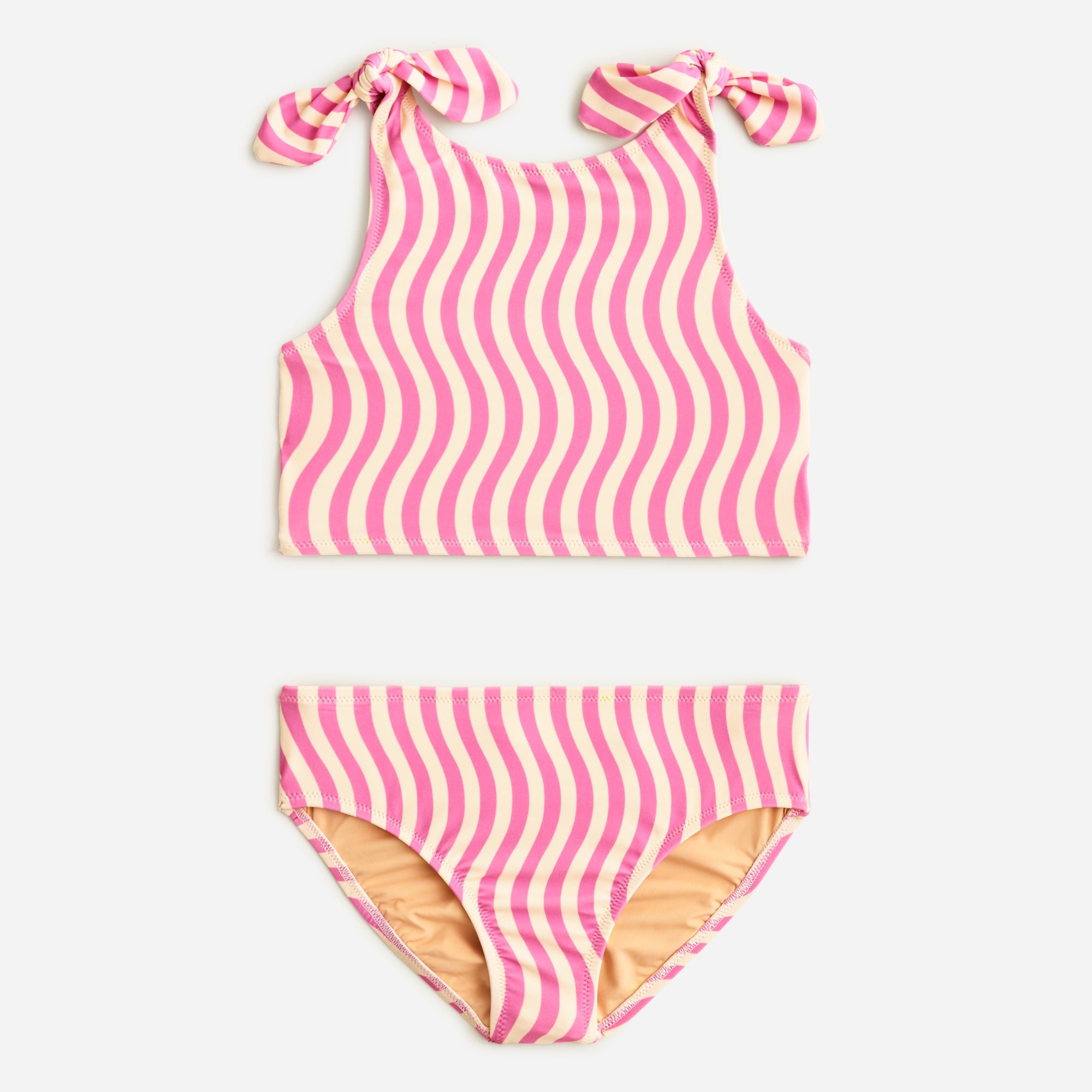 J.Crew Girls' Tieshoulder Twopiece Swimsuit With UPF 50+ For Girls