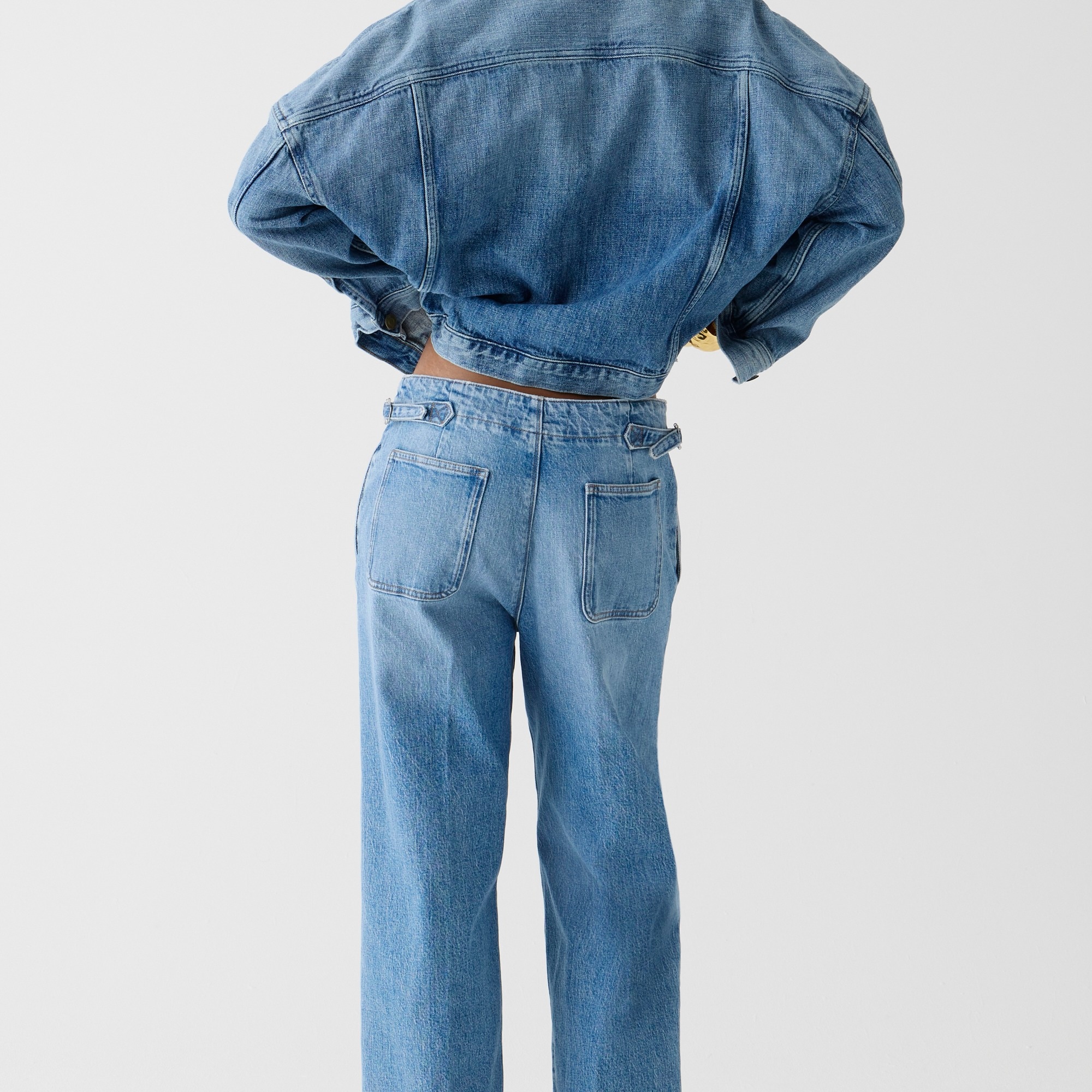 Point Sur side-tab trouser in Mia wash - image 5