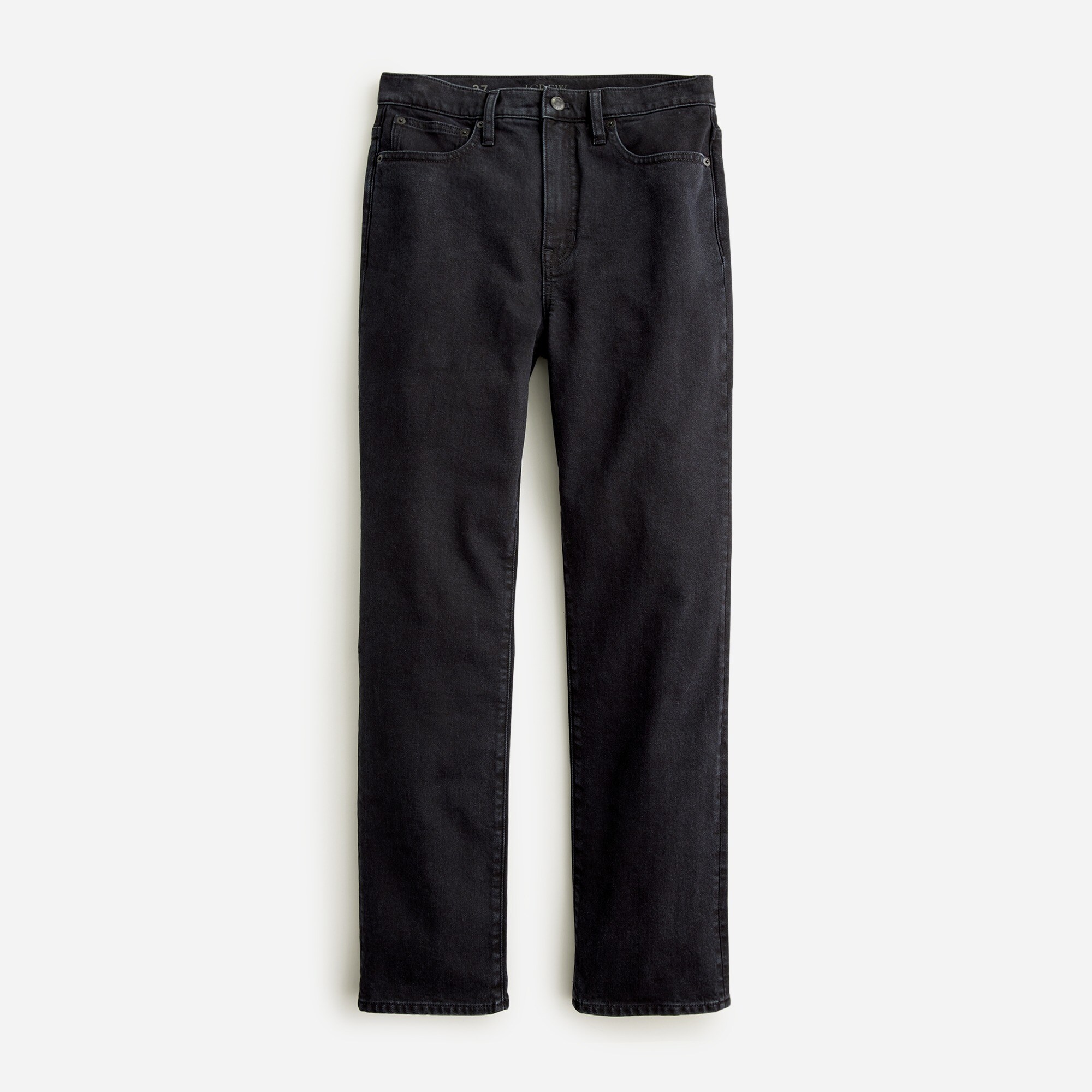  Petite classic straight jean in washed black