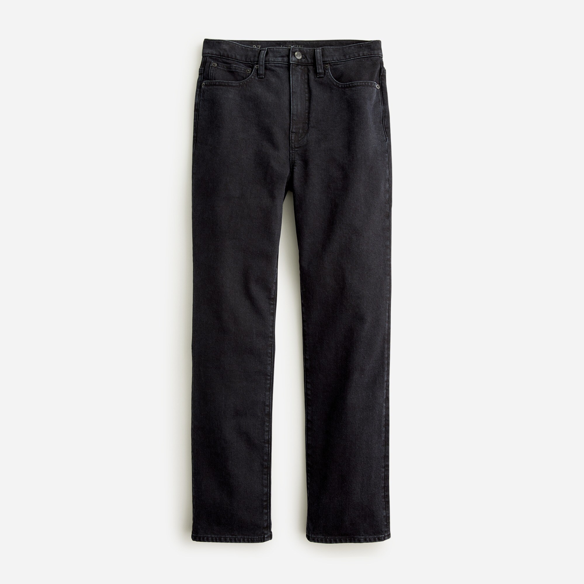 Classic straight jean in washed black