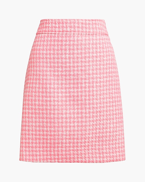 womens Tweed A-line skirt