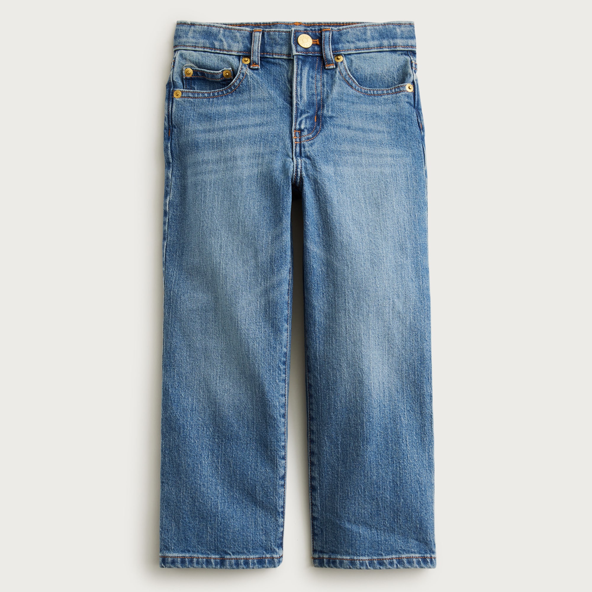 Girls' slim wide-leg jean in Hayworth wash