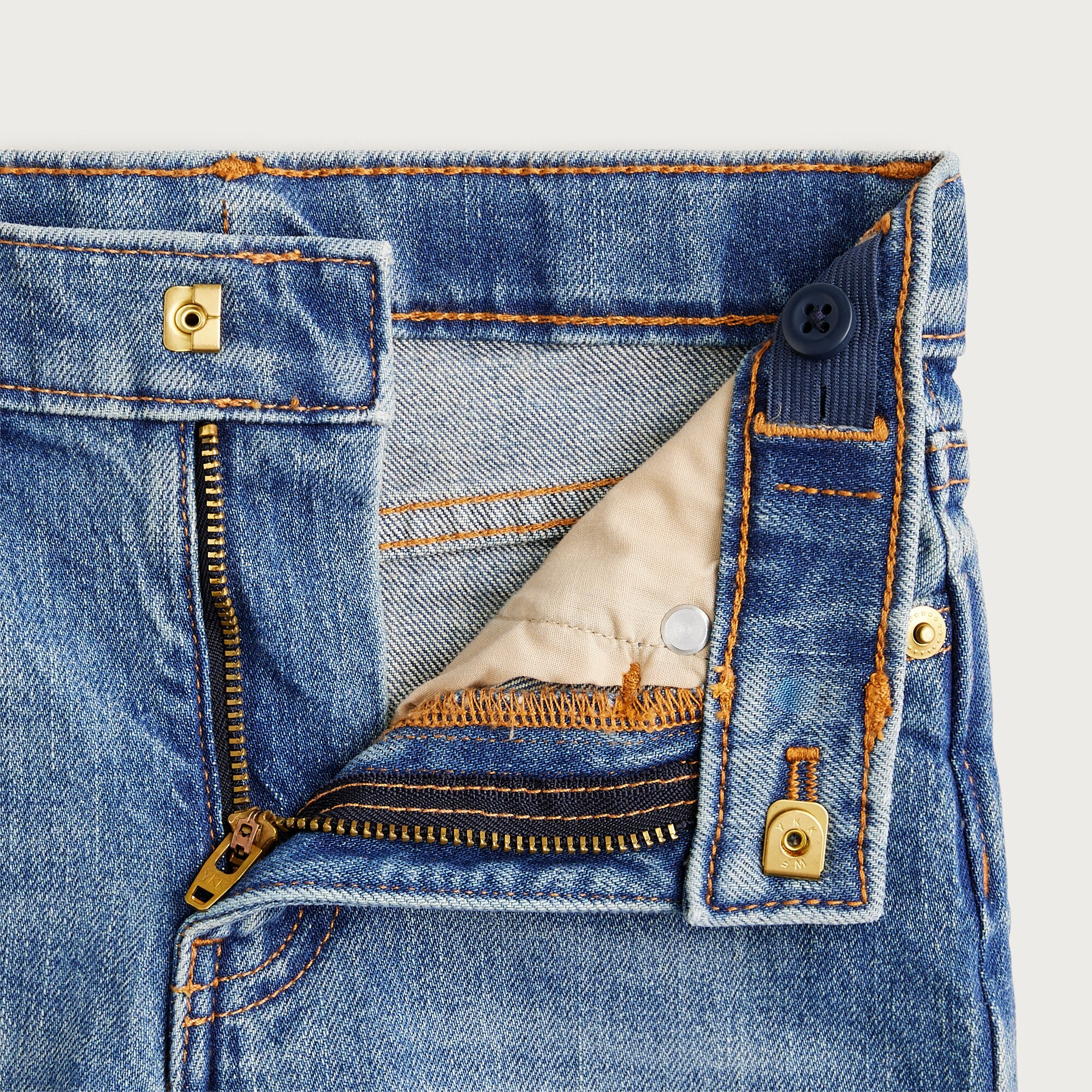 Girls' slim wide-leg jean in Hayworth wash