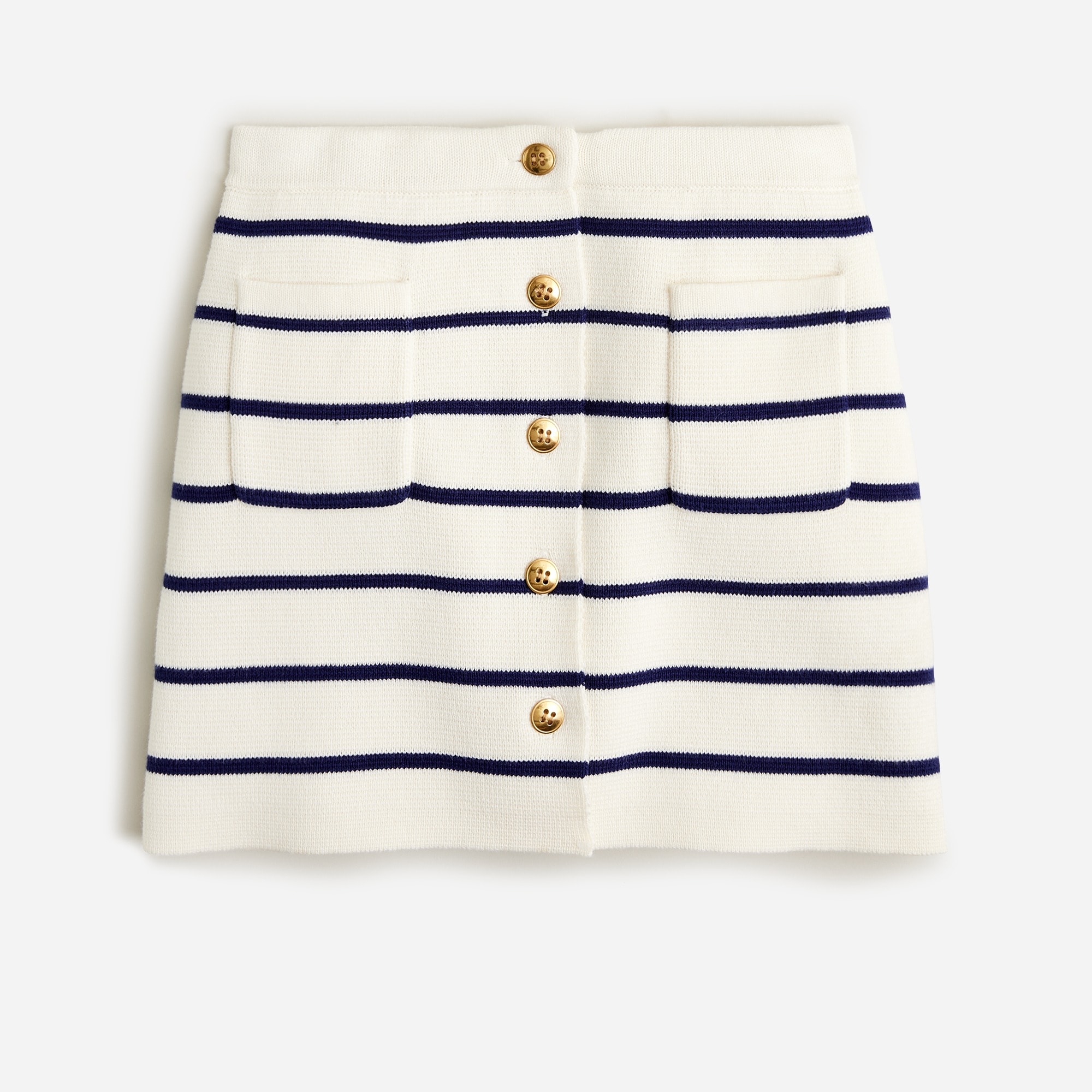  Girls' sweater-skirt in stripe