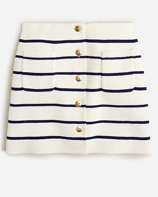  Girls' sweater-skirt in stripe