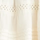 Girls' eyelet tiered skirt in cotton voile IVORY