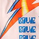 Kids' Junk Food Clothing NASA graphic T-shirt BOWIE SILVER PINK