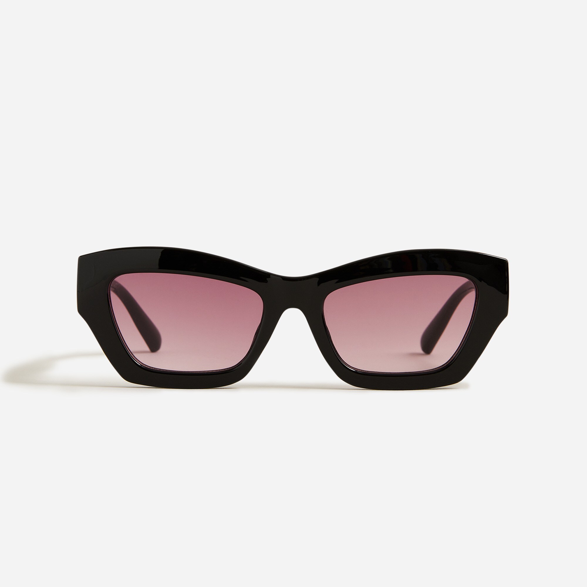 New J. Crew Rounded Cat-Eye Marbled Frame Tinted Sunglasses J.Crew Is Launching Its Own Line of Sunglasses, and We main image 3