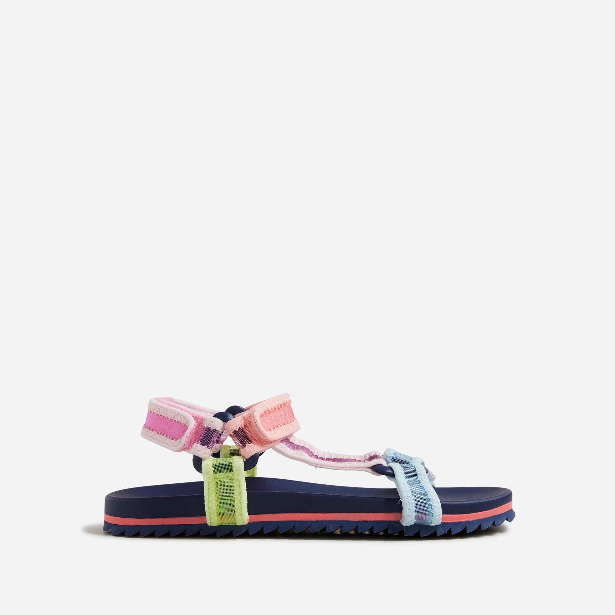  Kids' sporty-strap sandals in colorblock