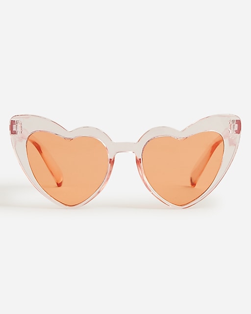 girls Girls' tinted heart sunglasses