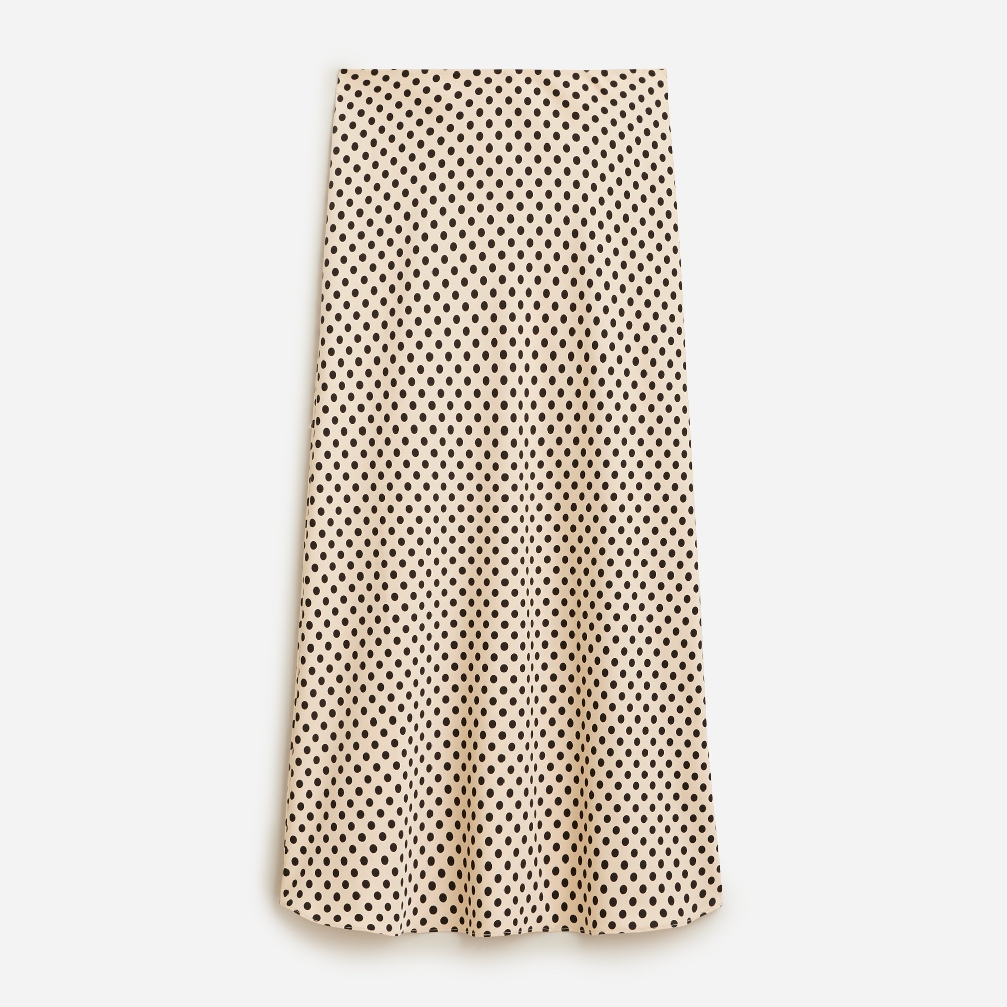 Gwyneth slip skirt in dot luster charmeuse