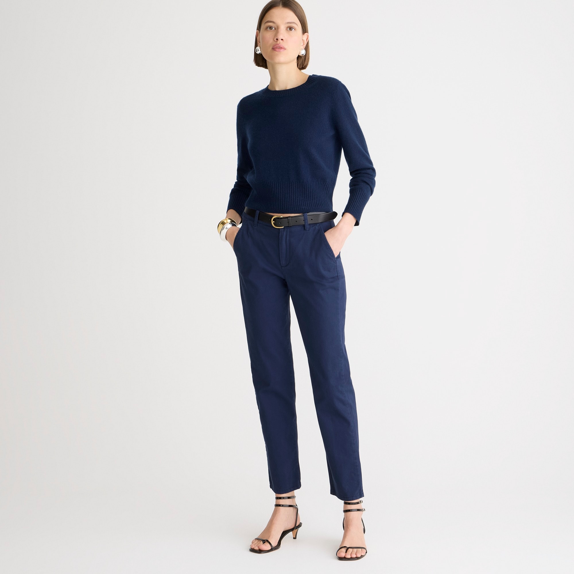 j.crew: kate straight-leg pant in chino for women