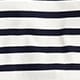 Classic mariner cloth boatneck T-shirt IVORY NAVY