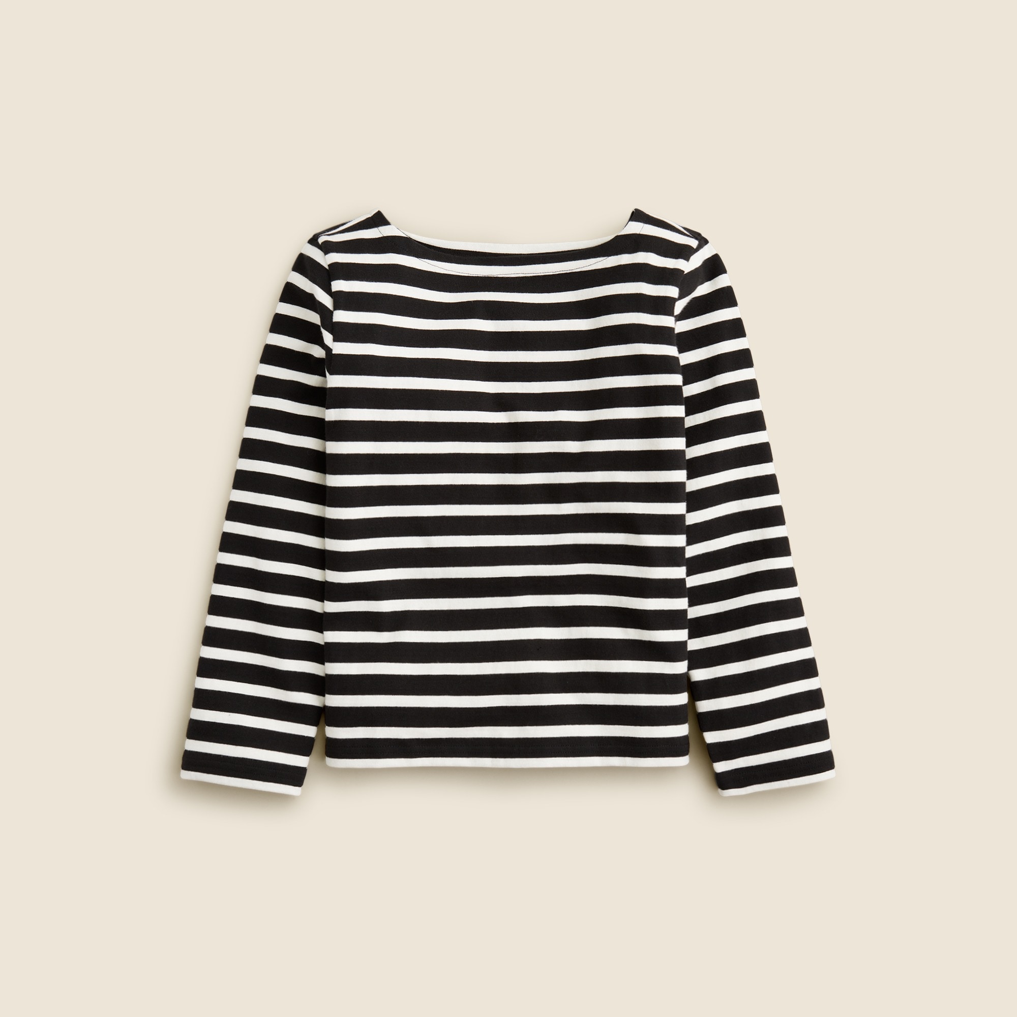 Classic mariner cloth boatneck T-shirt in stripe
