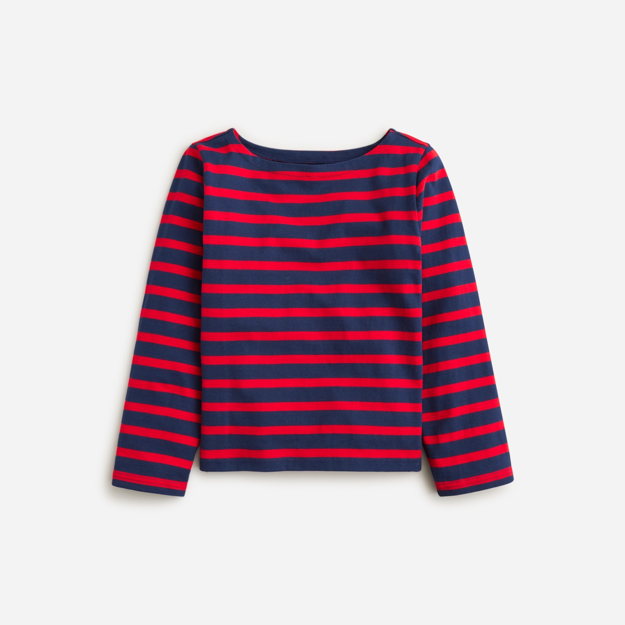 Classic mariner cloth boatneck T shirt in stripe