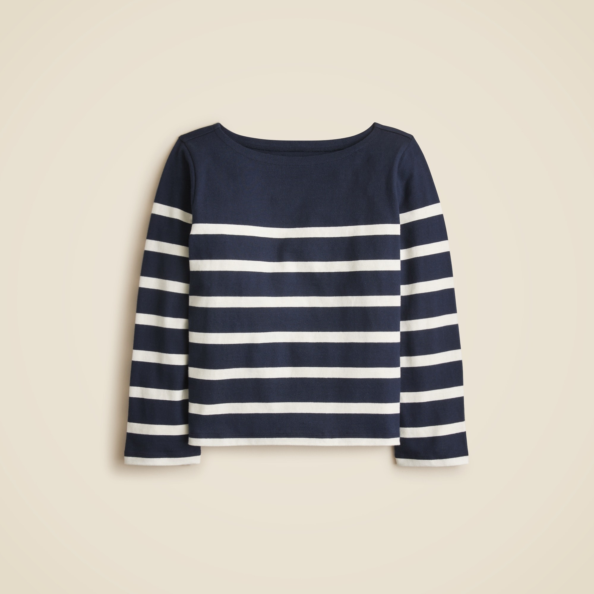 womens Classic mariner cloth boatneck T-shirt in stripe