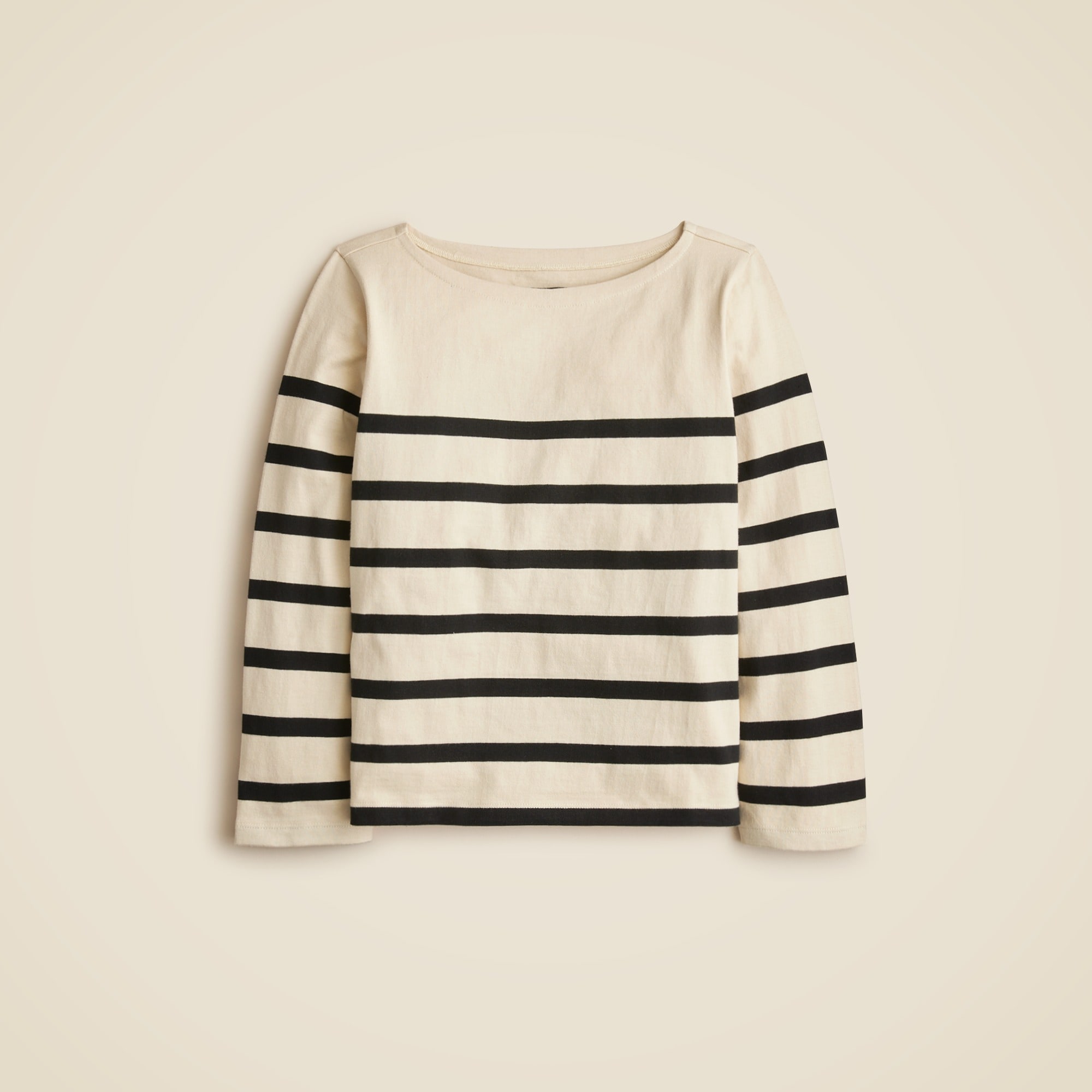 Classic mariner cloth boatneck T-shirt in stripe