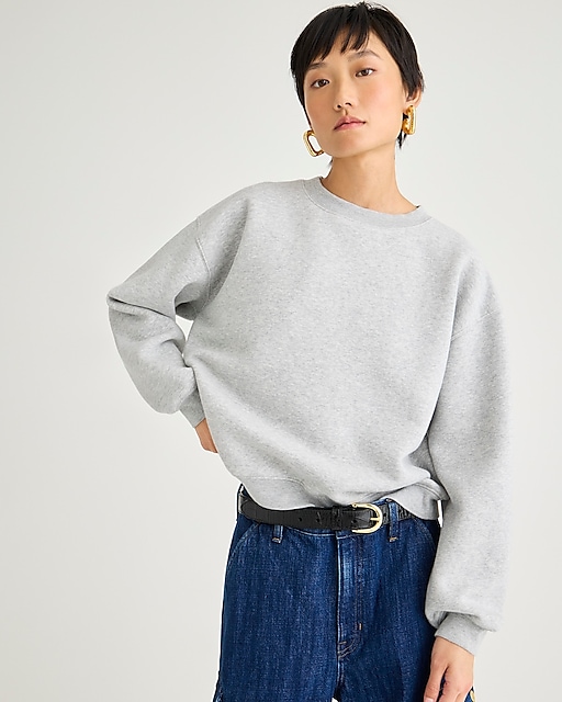 womens Heritage fleece cropped sweatshirt