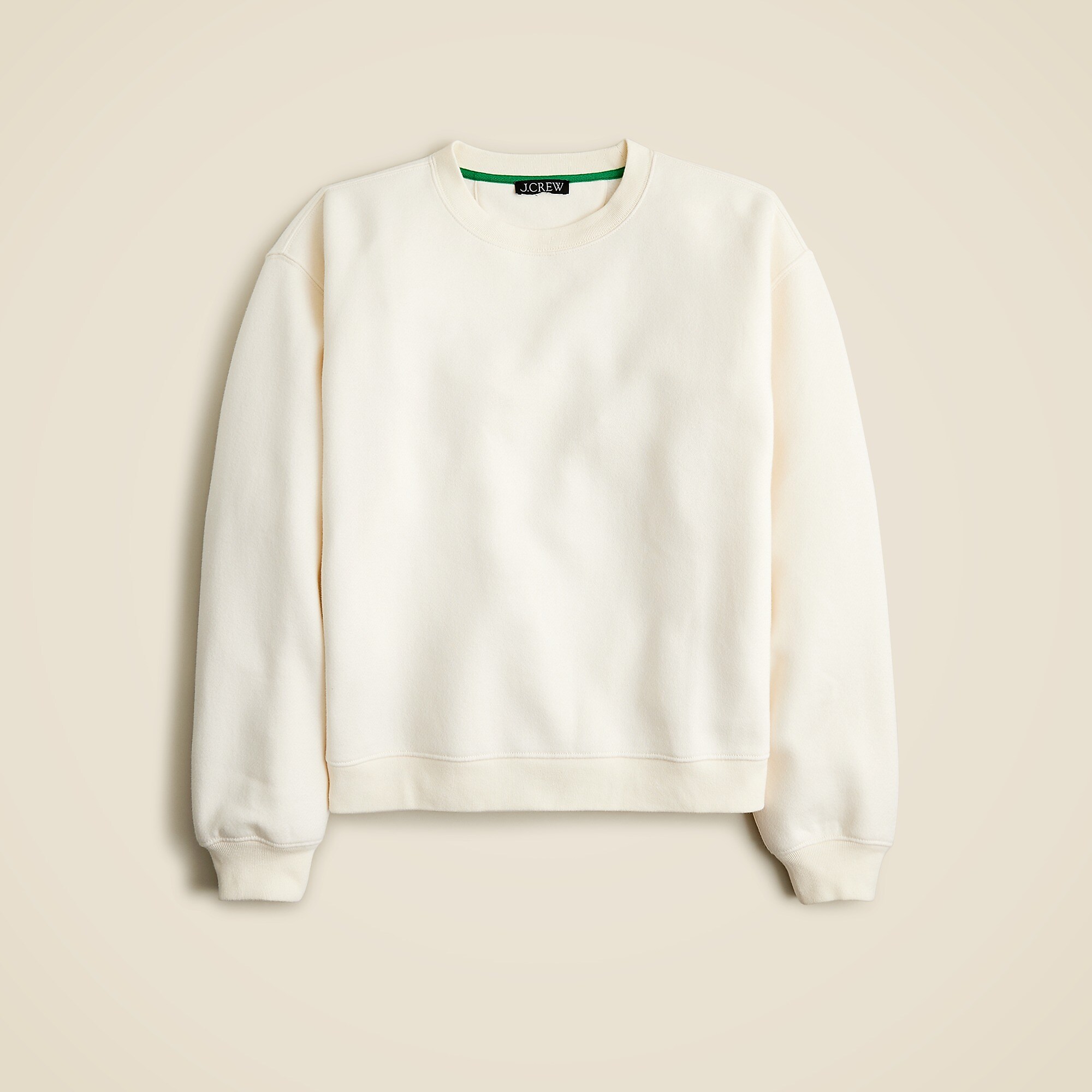 Heritage fleece cropped sweatshirt