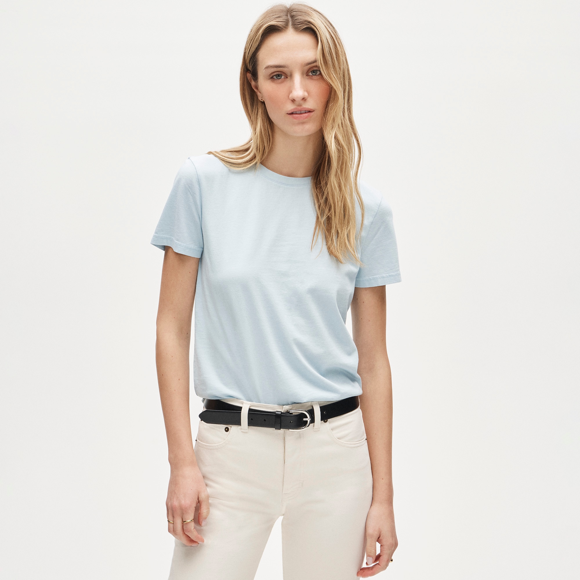 womens Vintage jersey classic-fit crewneck T-shirt