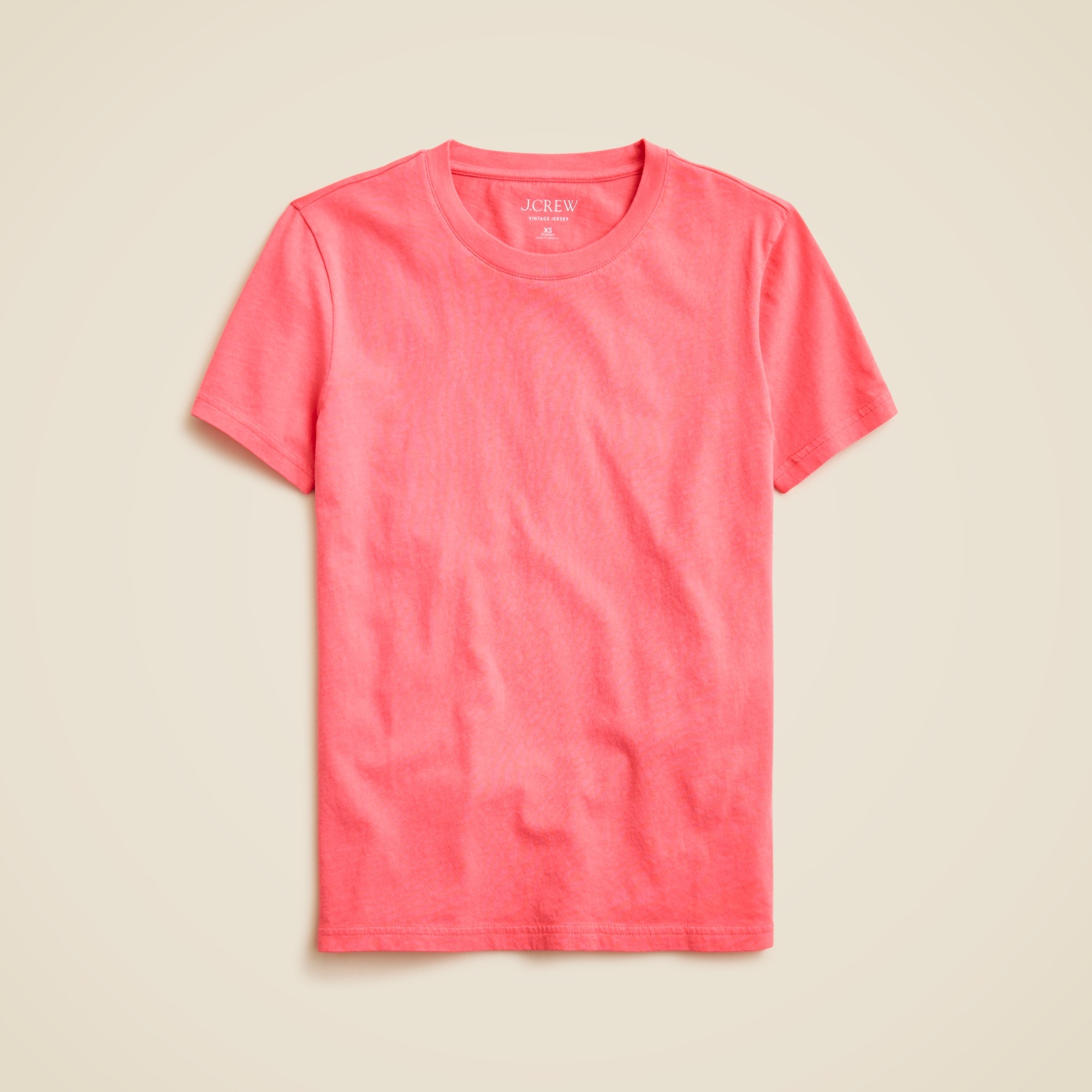 womens Vintage jersey classic-fit crewneck T-shirt