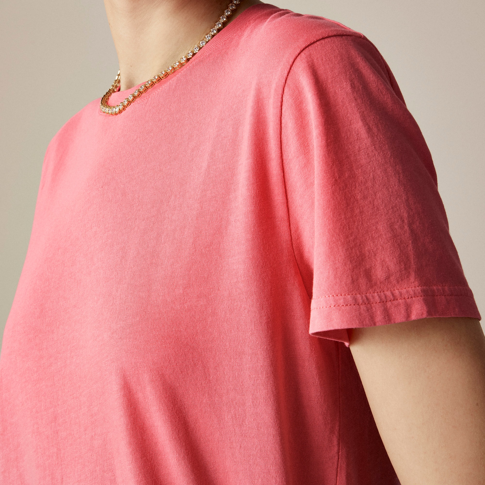 Vintage jersey classic-fit crewneck T-shirt