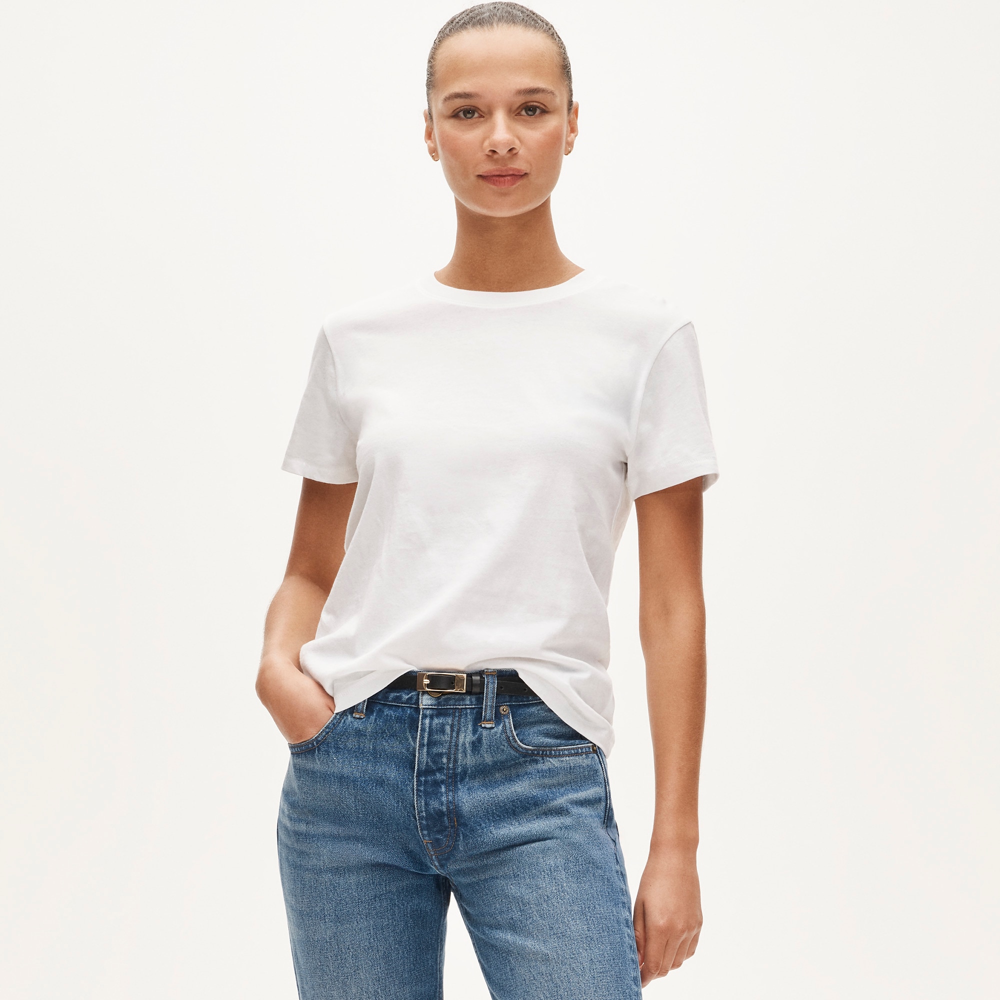 Vintage jersey classic-fit crewneck T-shirt