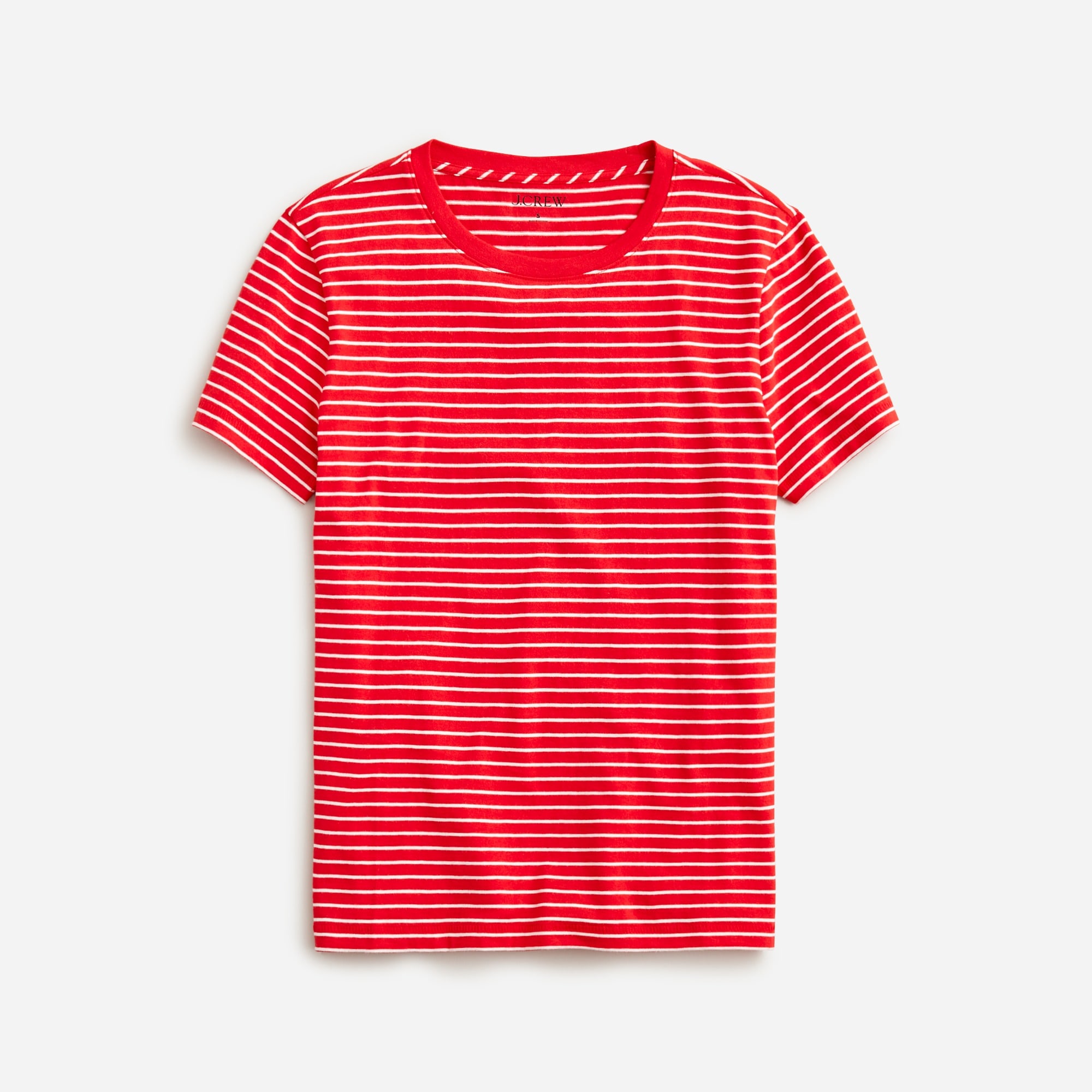 womens Vintage jersey classic-fit crewneck T-shirt in stripe
