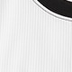 Vintage rib shrunken T-shirt with contrast trim in stripe WHITE GROUND BLACK TIPP