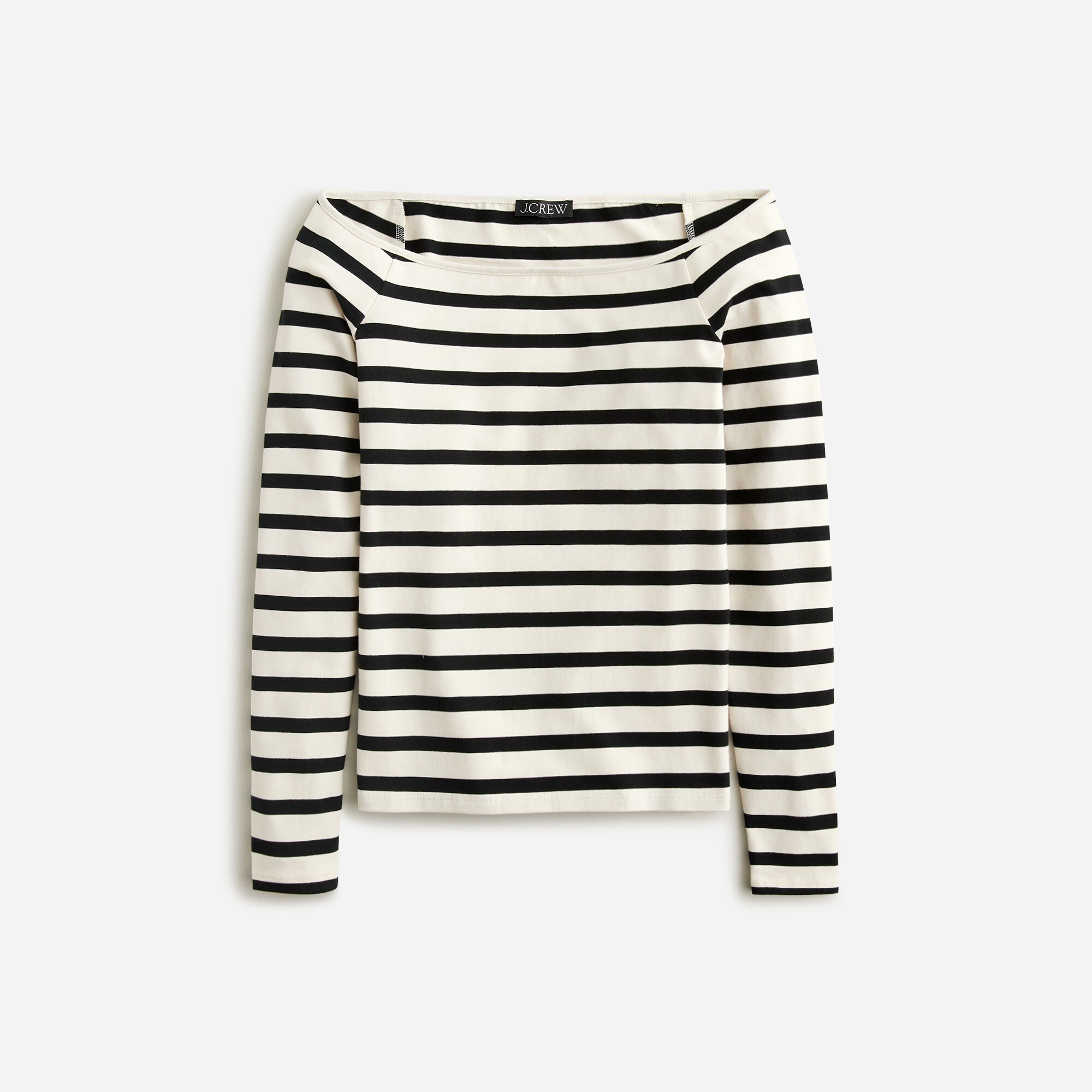 Off white long sleeve striped shirt clearance