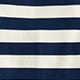 Fine-rib fitted boatneck T-shirt in stripe MONTAUK STRIPE A EVENIN