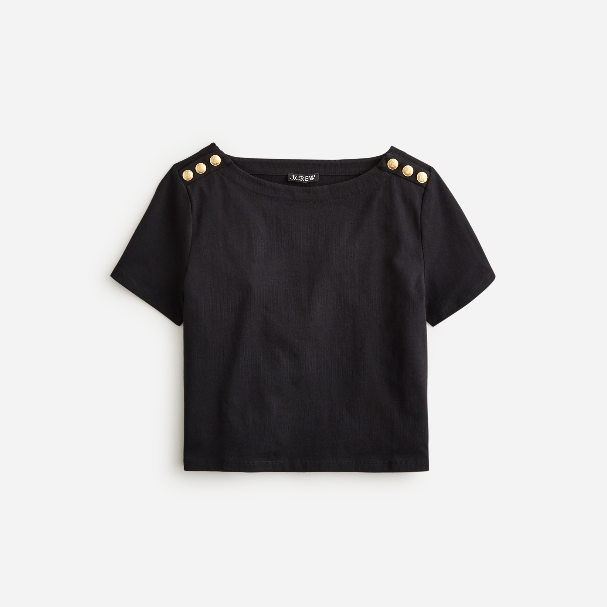  Mariner cloth short-sleeve T-shirt with buttons