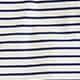 Structured muscle T-shirt in mariner cotton PALOMA STRIPE IVORY EVE